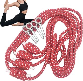 Cuerdas de yoga de pared, estiradores de espalda de algodón para entrenamiento – Entrenamiento inversión arqueo – para práctica en casa estudio Pilates Danza Spaccate Aerea Ballet Fitness Gimnasia