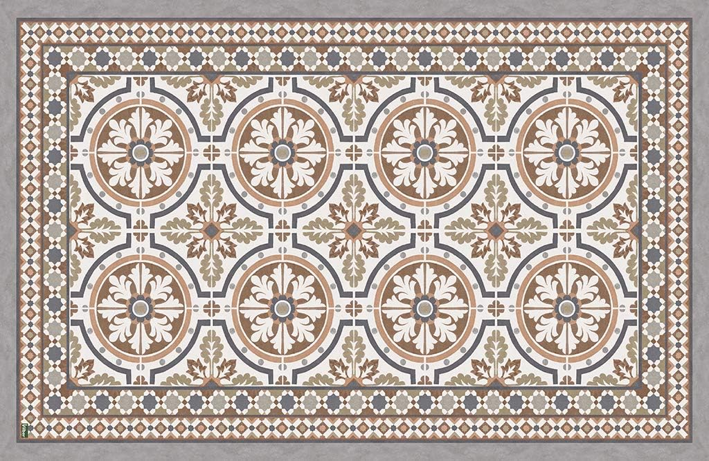 Vilber, Vinyl Rug, TANGER DU 01 78X120X0.22 cm, Multicolor, 78 x 120 cm (Rectangular)