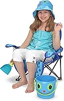 Vista 3 de Melissa & Doug Sunny Patch Flex Octopus - Silla de playa plegable para niños (embalaje sin frustraciones)