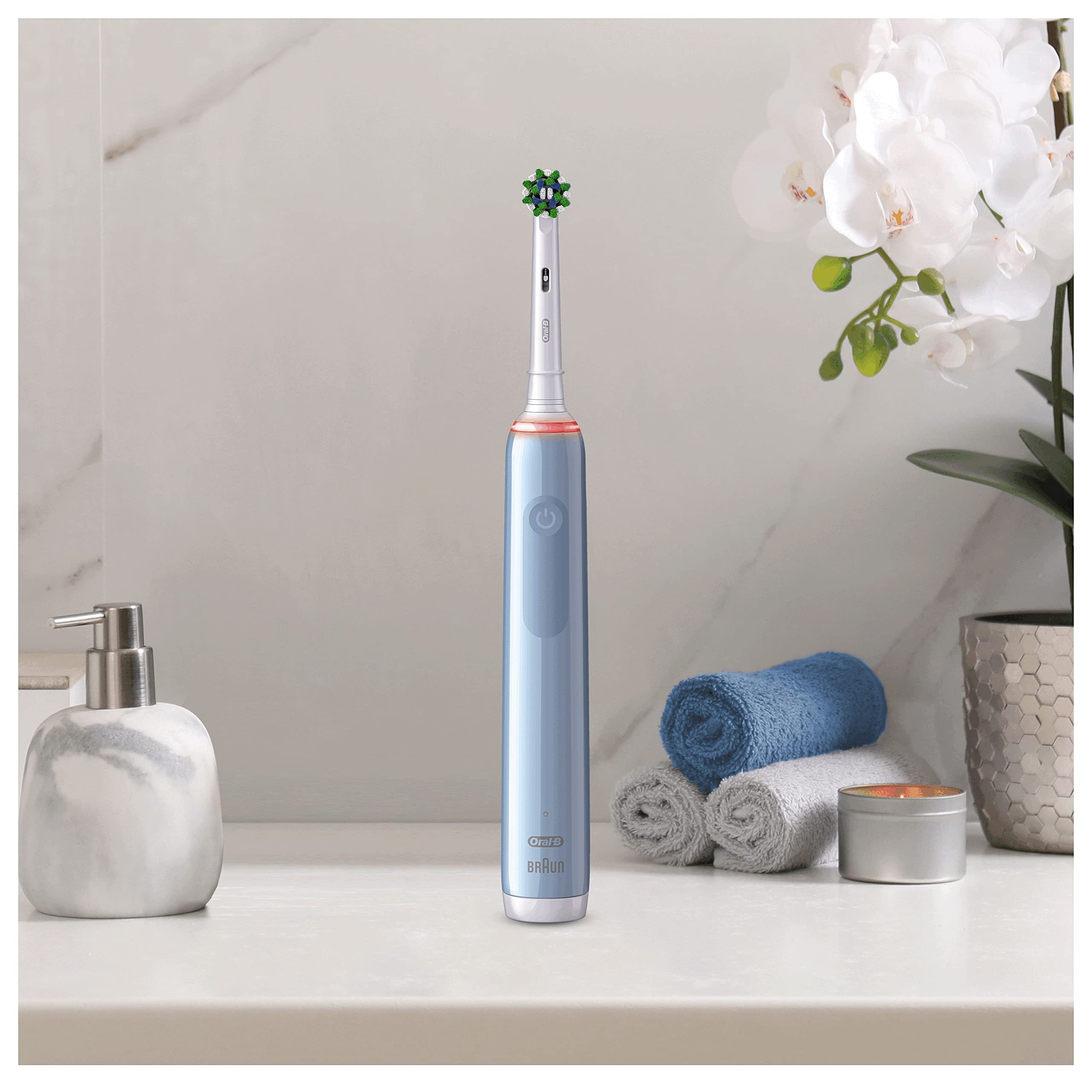 Oral-B iO Series 9 Édition Spéciale, Brosse à dents électrique, Connectée Bluetooth, 7 Modes de brossage, 1 Étui De Voyage, 1 Pochette, Rose Quartz