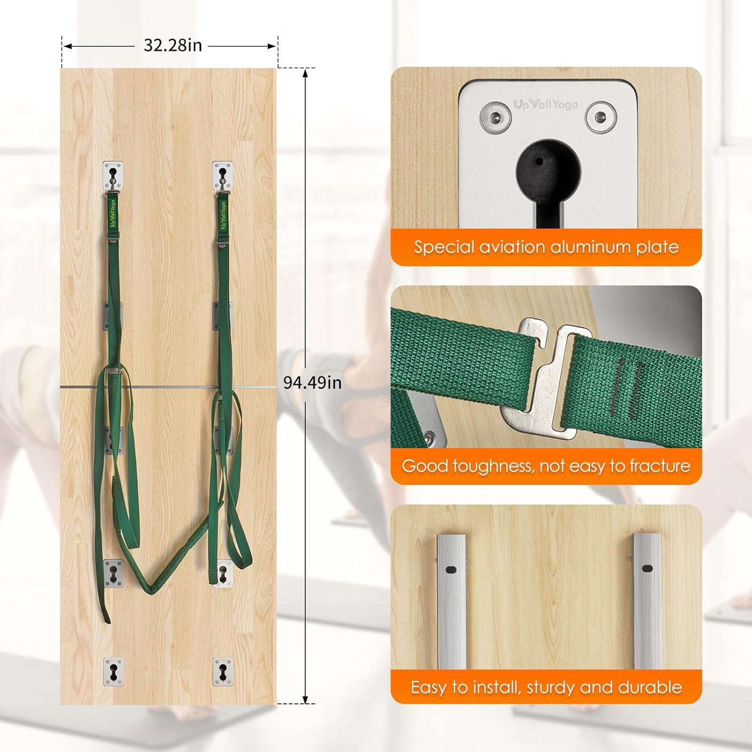 Yoga Wall Rope Kit - Transform Your Yoga Practice with Ease and Precision