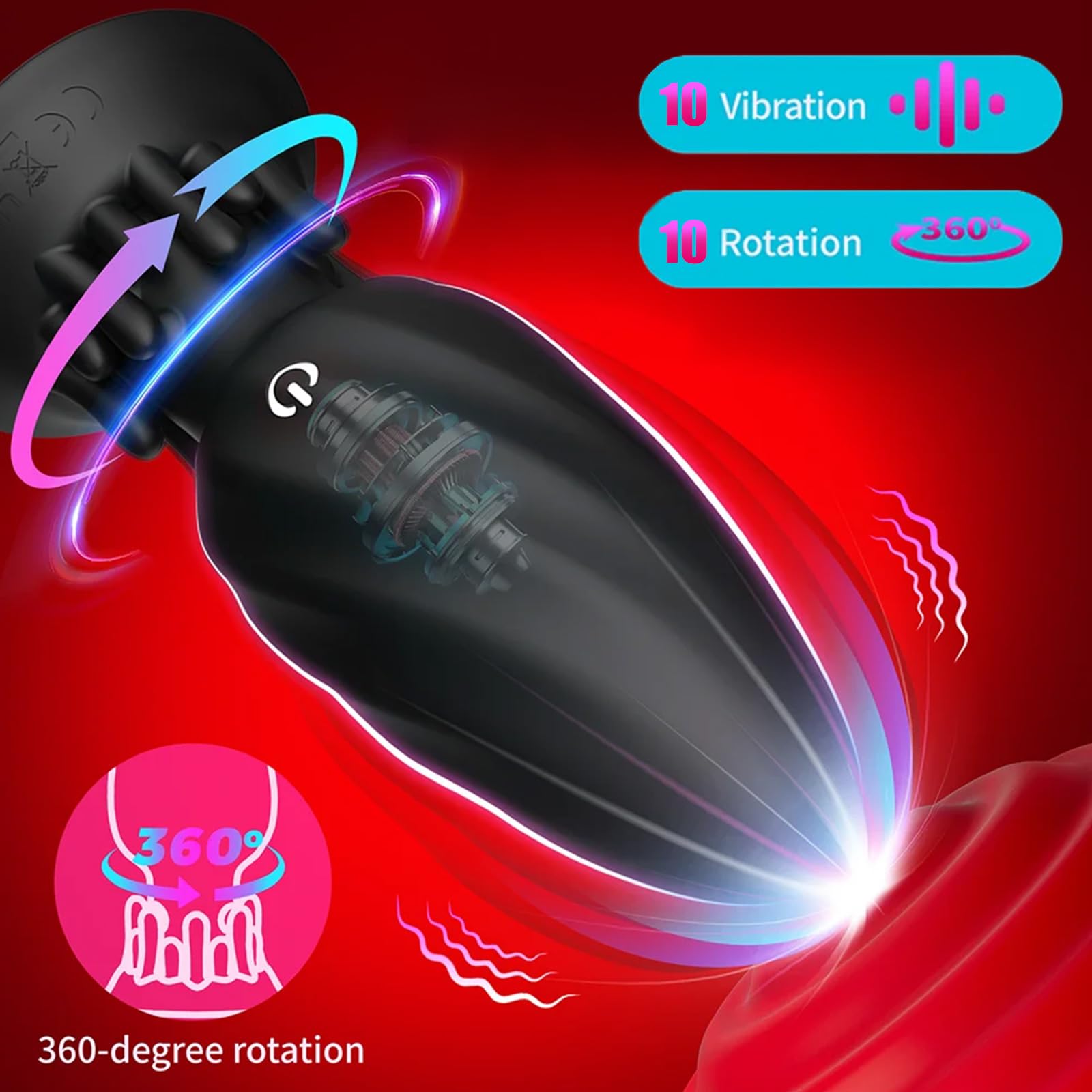 Amazon.com: Analingus Toy Anal Ingus Butt Sex Plug Rim Job Ass Eating  Rotating Vibrator Perianal Rimming Anus Licking Sex Toys for Men Women :  Health & Household