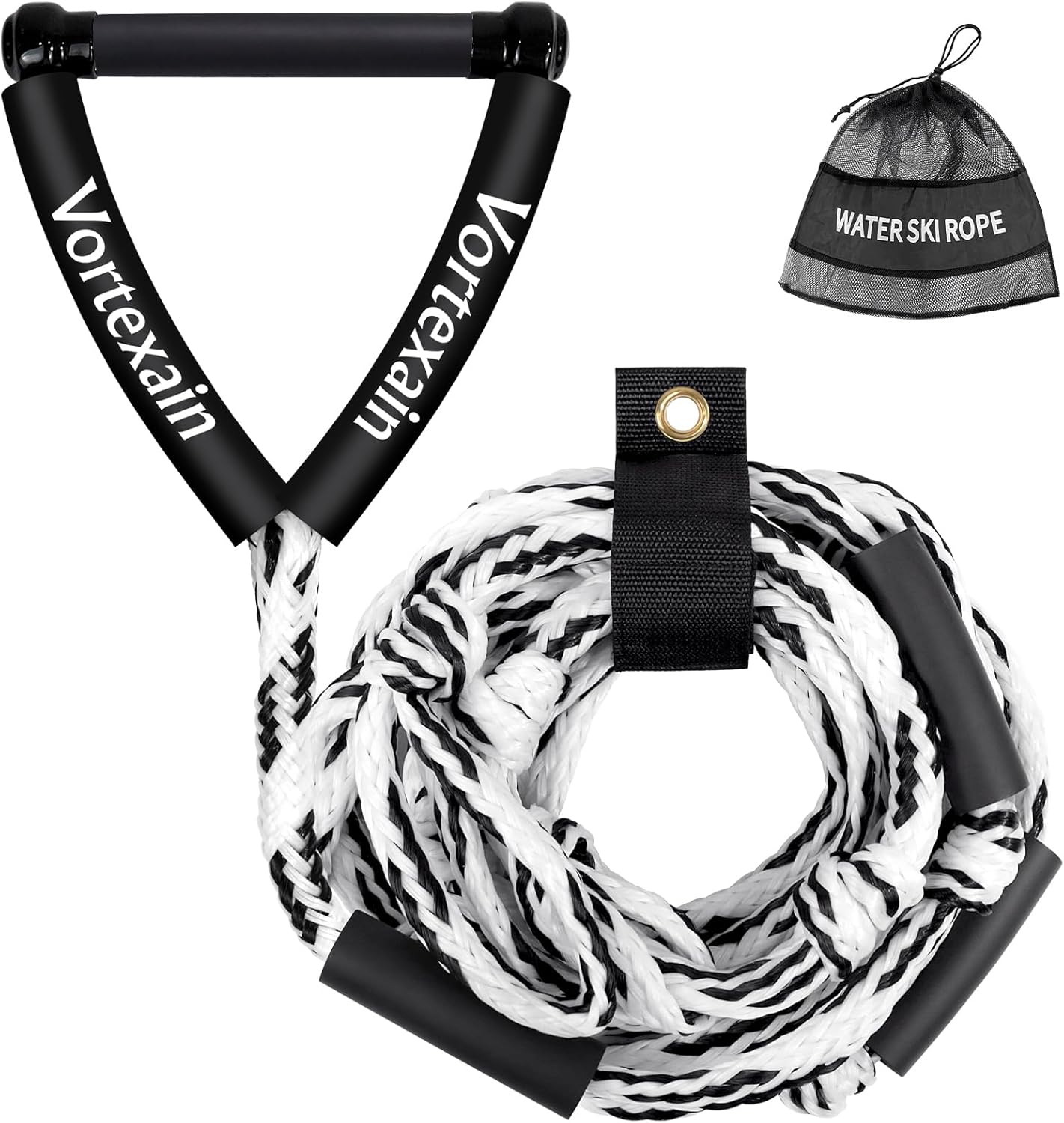 Wakesurf Rope with Handle, 25ft Lines for Wakeboarding Waterskiing and Wakesurfing