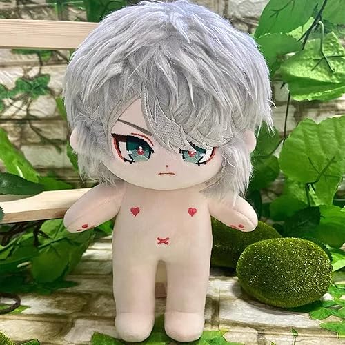 Miniatura 2 de CALEMBOU Figura de peluche de anime de Al Haitham, muñeca de vestir de 8 pulgadas, decoración de peluche suave y colección de regalo para fanáticos