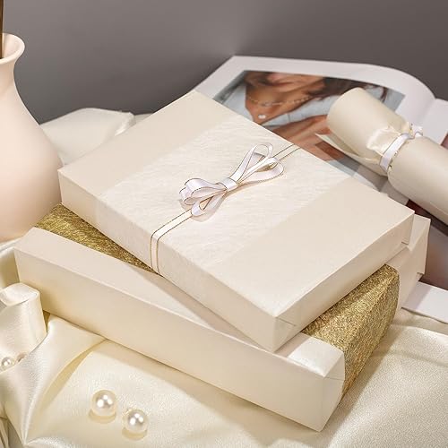 Miniatura 23 de MIMUTI Papel de regalo de estraza negro – Papel de regalo de color sólido perfecto para hacer bricolaje, bodas, cumpleaños, Navidad, proyectos