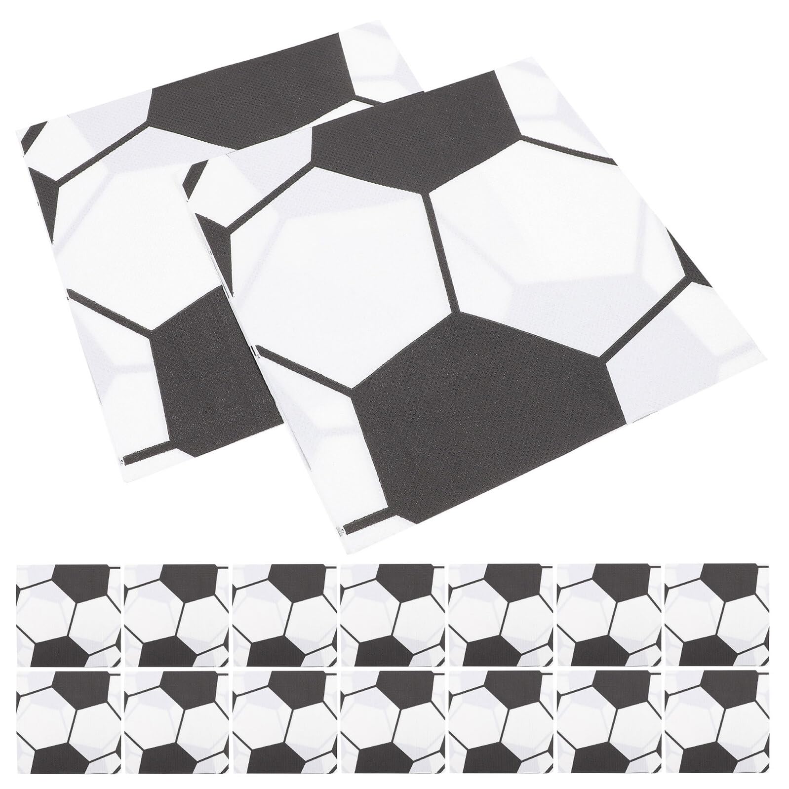 Serviettes de table football ORFOFE pour buffet anniversaire enfant et soirée match