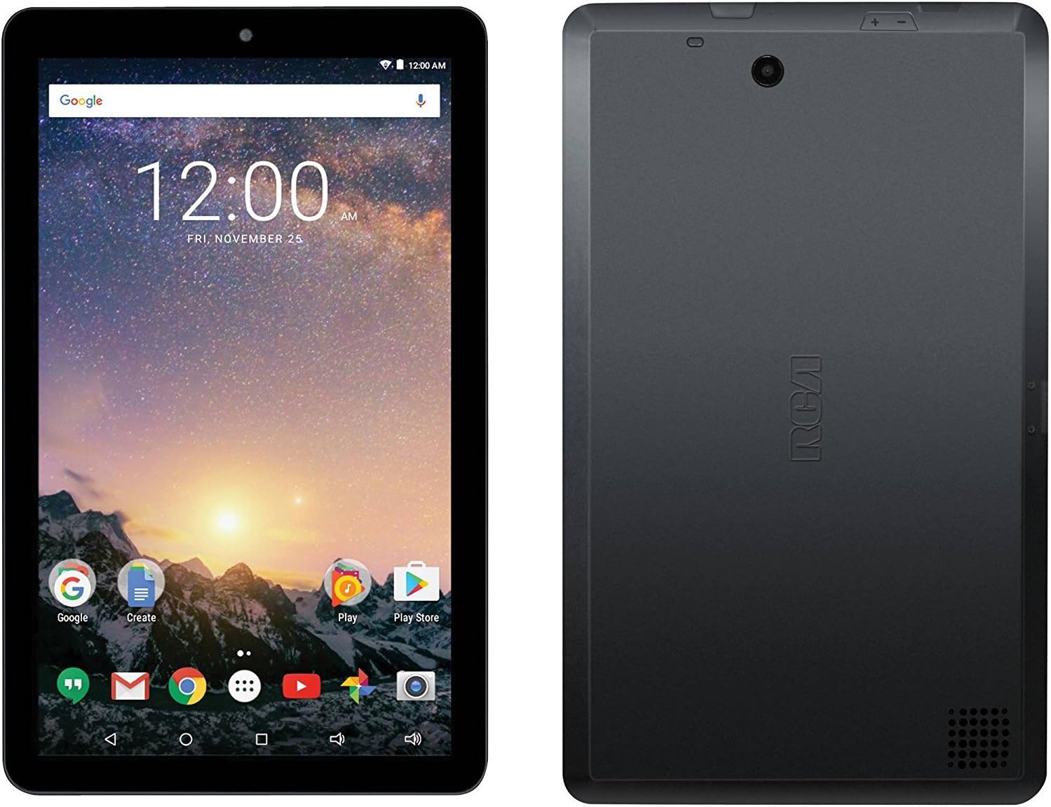 2018 RCA Galileo Pro High Performance 2-in-1 11.5" Touchscreen Tablet PC, Intel Quad-Core Processor 32GB SSD 1GB RAM Webcam WiFi Bluetooth Detachable Keyboard Android 6.0, Black