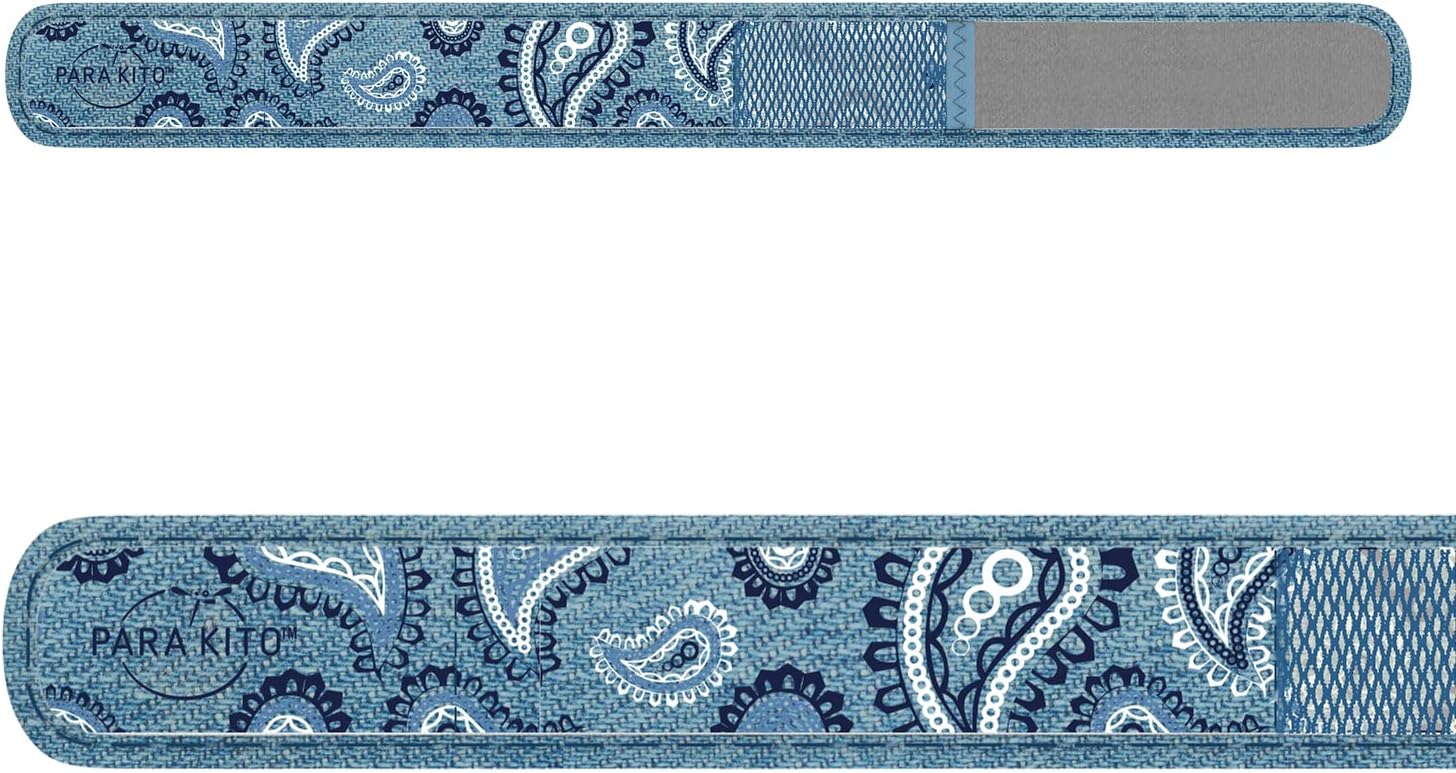 PARA'KITO Mosquito Insect & Bug Protection Wristband - Mosquito Stickers, Bug Spray Alternative - Summer Essentials, Beach Accessories, Hiking, Camping Essentials - Natural Essential Oils (Blue Jeans) - Image 8