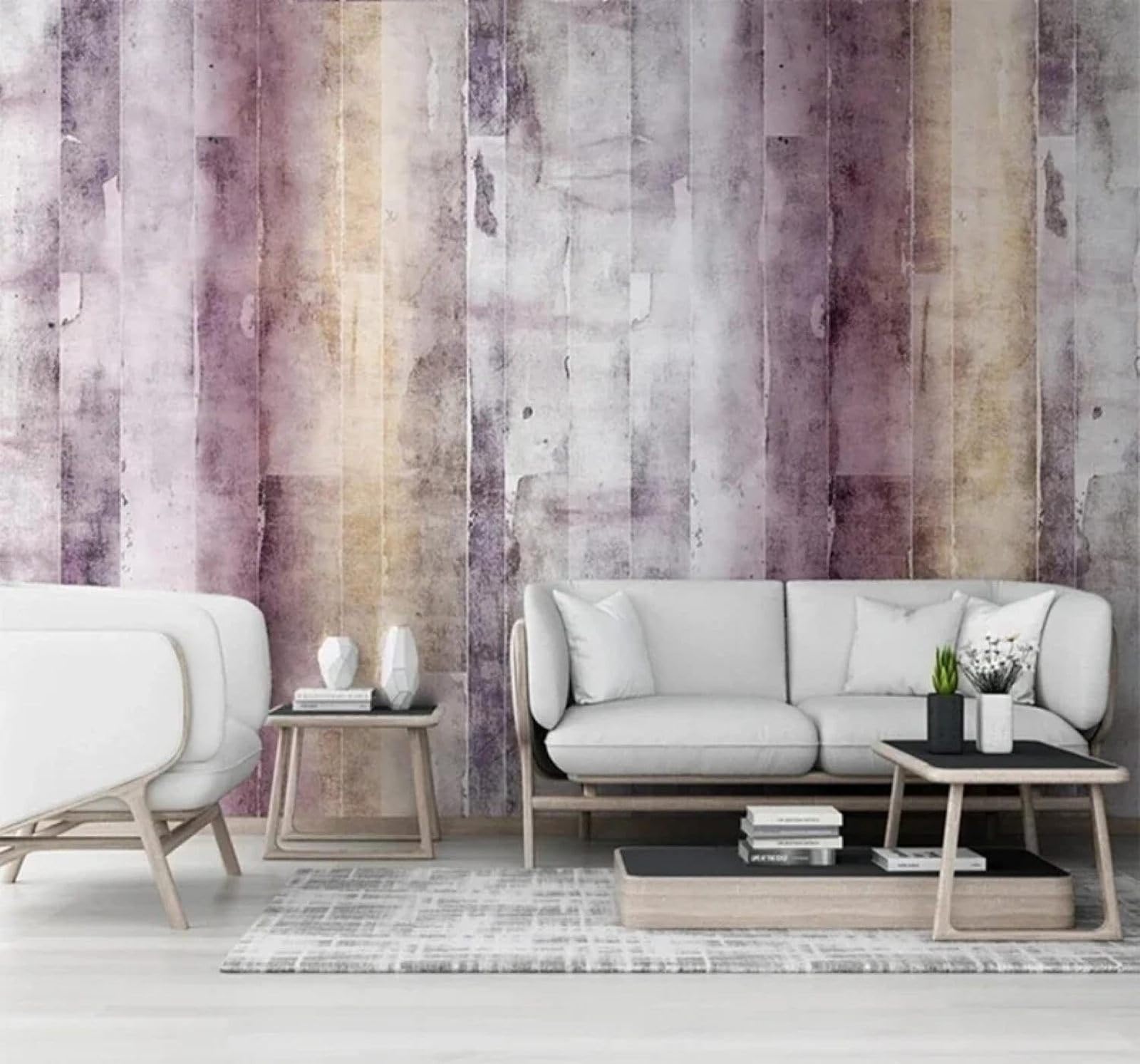 XLMING Creativity Art Colour Graffiti Individuality 3D Wallpaper Premium Textured Silk Study Dining Living Room Bedroom Sofa TV Wall Easy Install-350cm×256cm