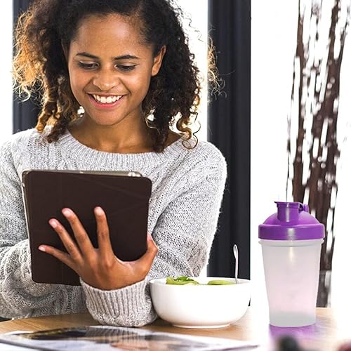 Miniatura 4 de Una pequeña taza de agua transparente (anticaída, sin BPA, certificado PP5) marca de escala impresa de 4-8-12 onzas w. Tapa verde a prueba de fugas