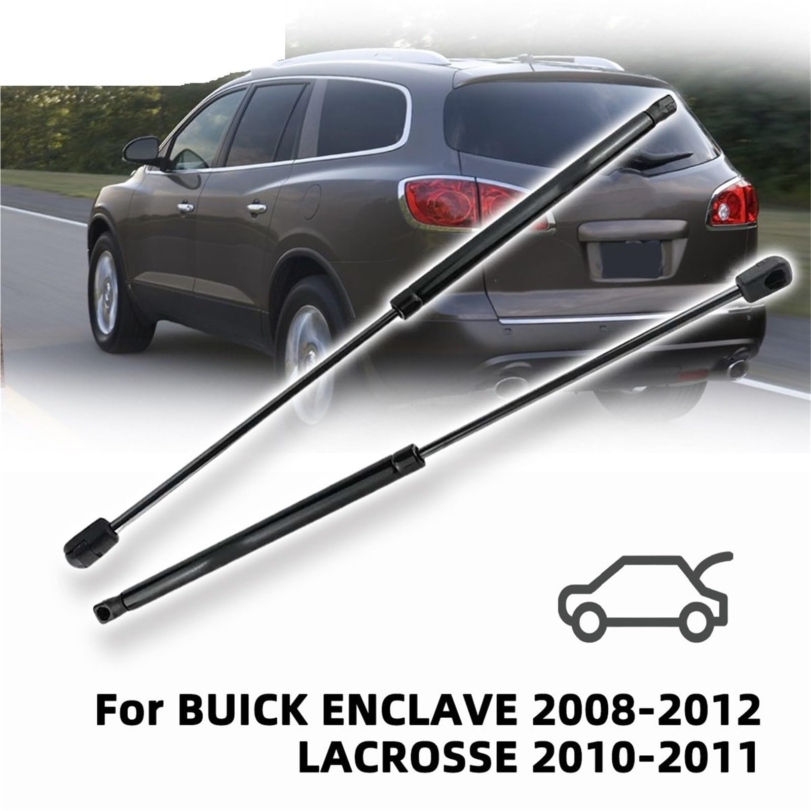 Boot Struts Podpora amortyzatora pasuje do Buick ENCLAVE 2008-2012 i do LACROSSE 2010-2011, tylna sprężyna gazowa, amortyzator, podpora amortyzatora