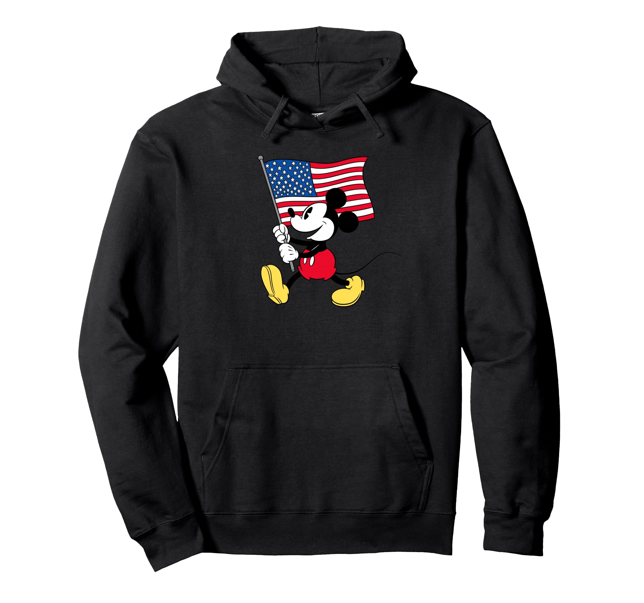 Sweat à capuche Mickey Mouse Americana Flag vintage - 2