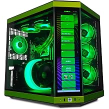 Black Label Y70 Mean Green Gaming Desktop, Intel Core Ultra 9 285K 3.7GHz 5.7GHz Turbo, RTX 5090 32GB, 2TB NVMe SSD, 128GB RAM, 1000W Gold PSU, Win 11