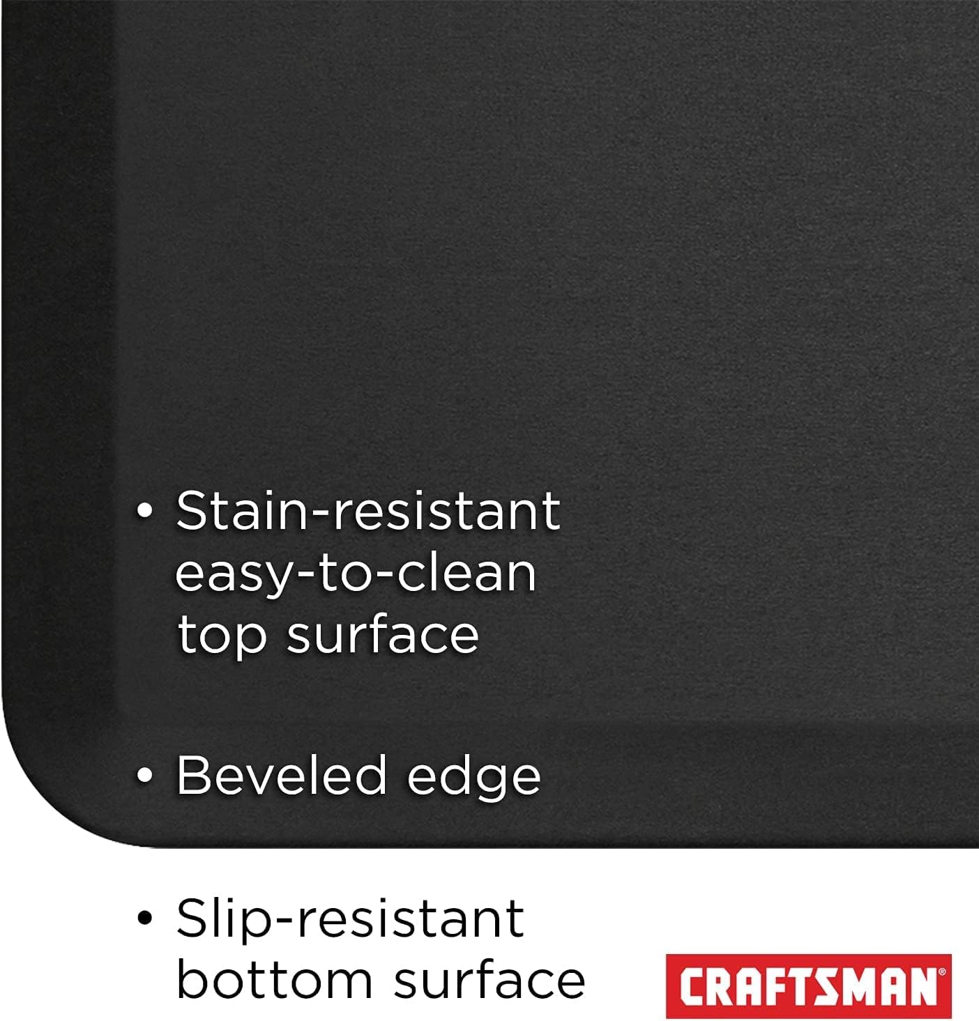 GelPro Commercial Grade Garage Mat, 20-in. x 32in. x.75-in. Thick Craftsman Heavy-Duty Garage Anti-Fatigue Mat Black