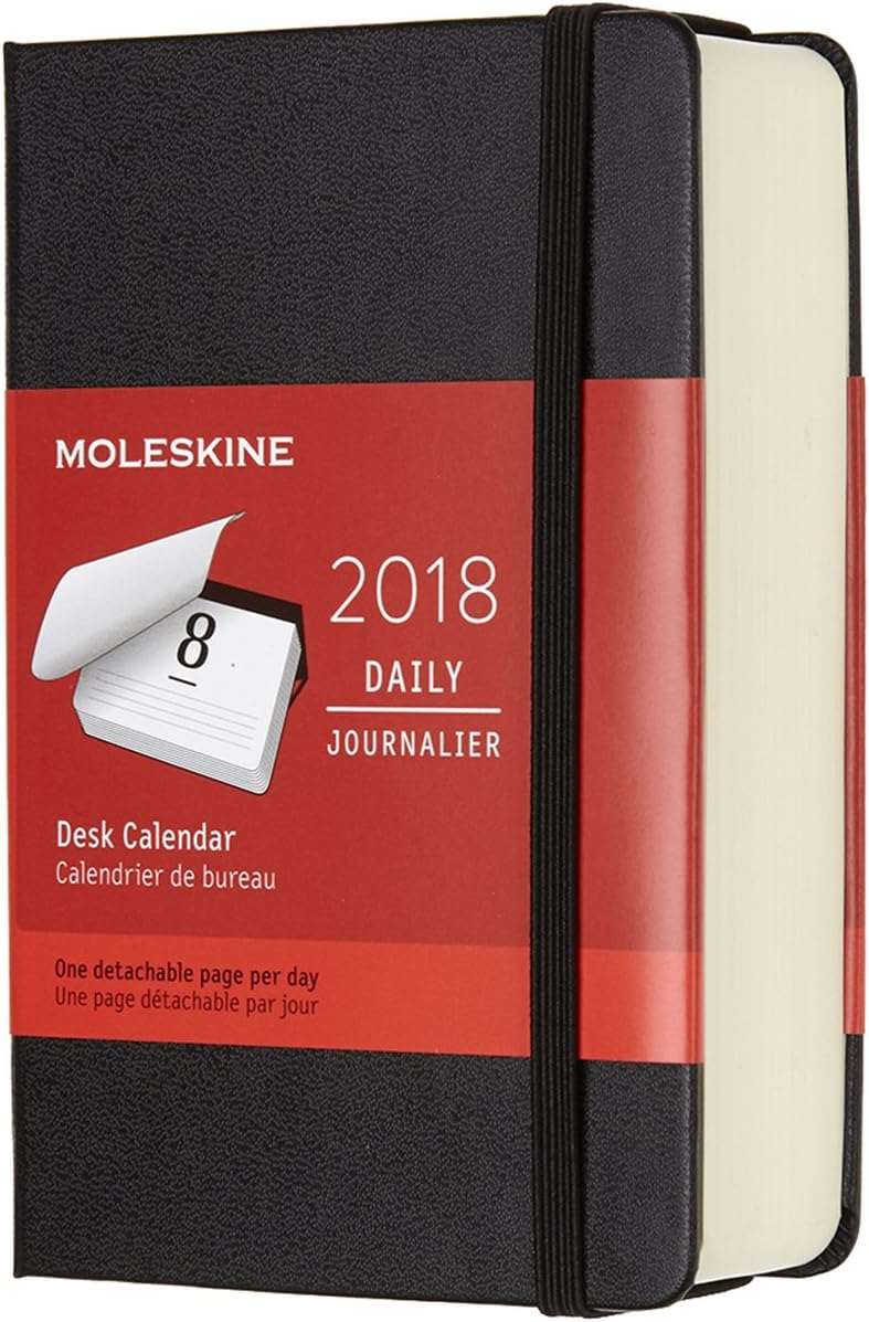 Moleskine 12 Month Desk Calendar, Pocket (3.5 x 5.5) Office Products