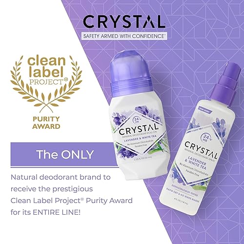 Miniatura 6 de Crystal- Desodorante mineral Roll-On manzanilla y té verde, paquete de de 12