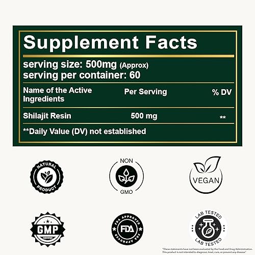 Miniatura 6 de RuralDotz - Resina Shilajit del Himalaya  100% natural  500 mg por porción  Auténtico tono mineral del Himalaya para energía, fuerza y vitalidad