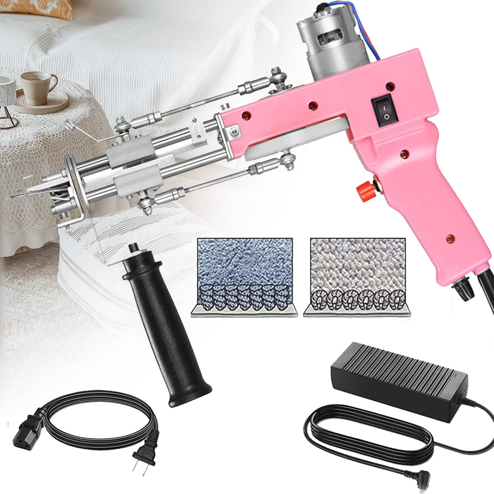 Buy 2 in 1 Electric Carpet Tufting ,Carpet Weaving Machine,Flocking ...