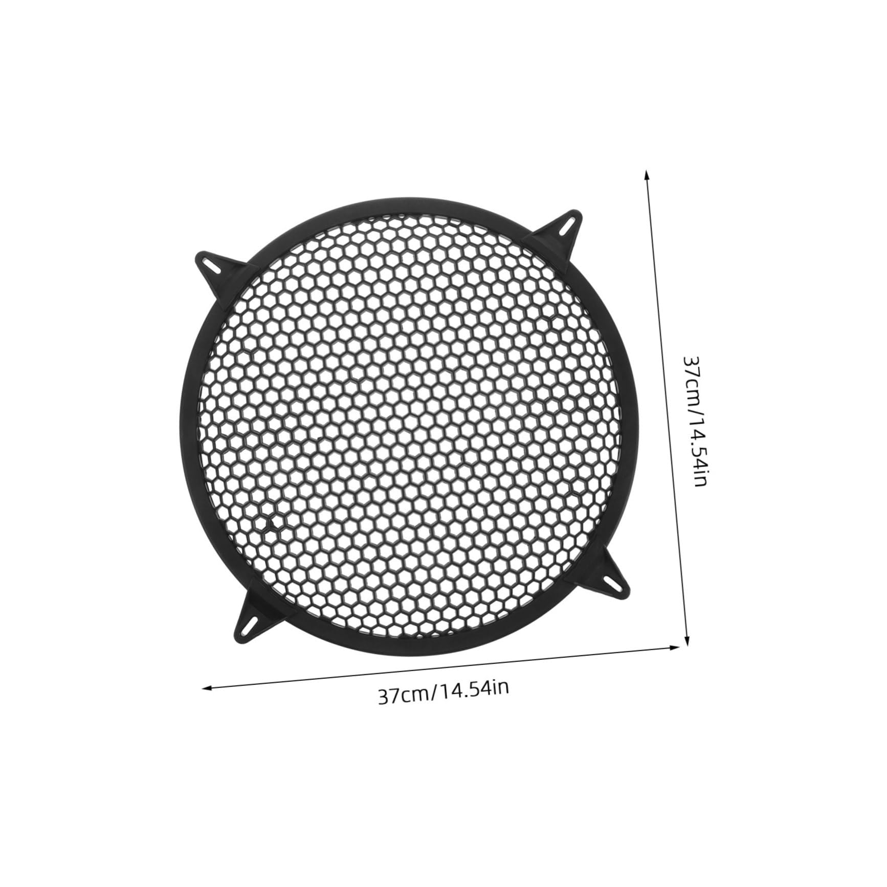 Toddmomy Round Speaker Grille Mesh Cover for Car Subwoofer for Car Audio Speakers Easy Install Low- for Systems
