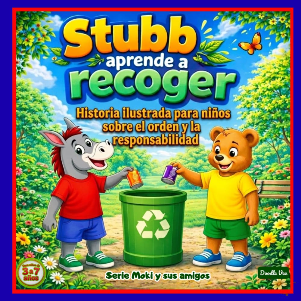 Stubb aprende a recoger: Historia ilustrada para enseñar hábitos positivos, limpieza y respeto por el entorno a niños de 3 a 7 años (Moki y sus amigos)