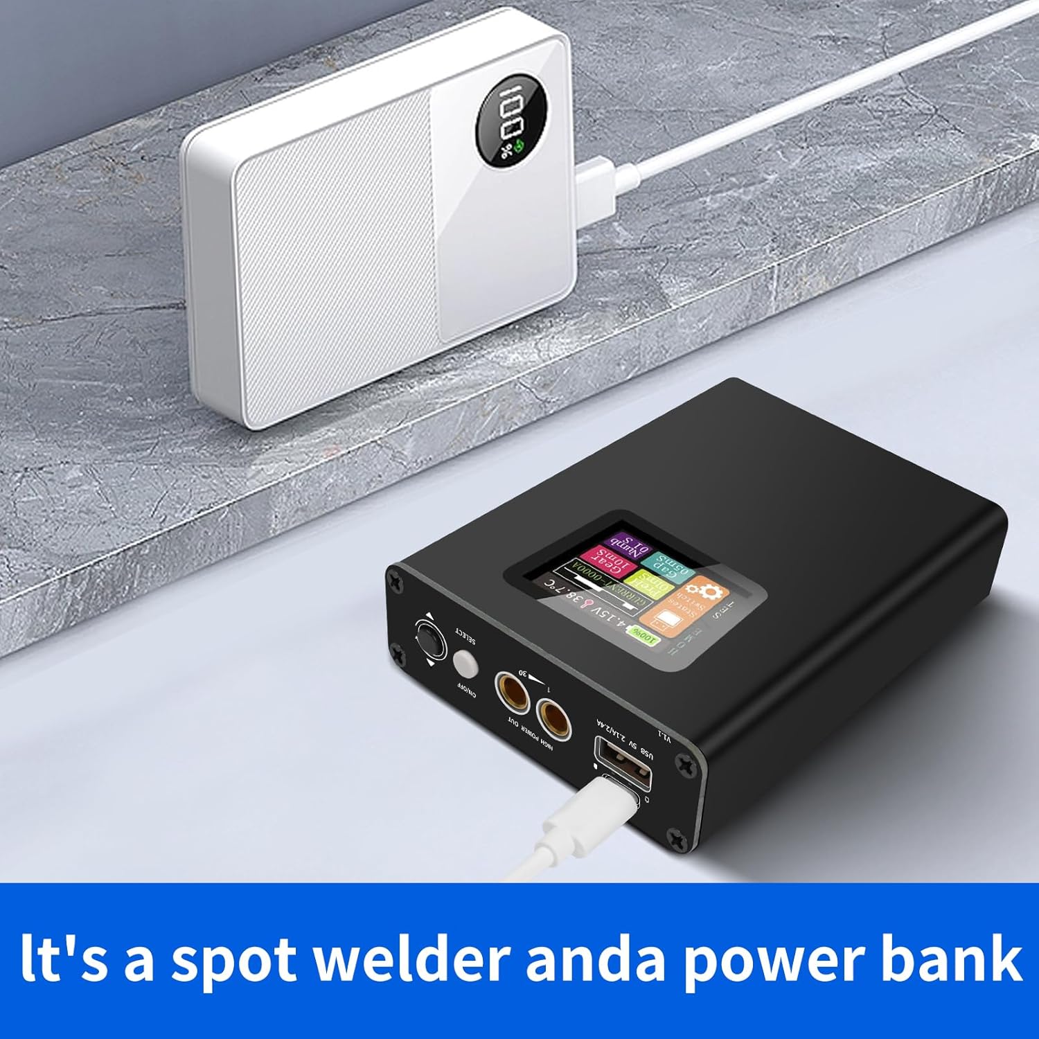Portable DIY Spot Welder and Power Bank