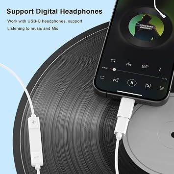 2Pack Lightning Male to USB C Female Charging Adapter