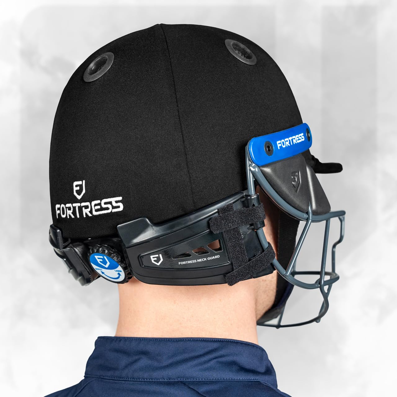 Fortress Pro STL Cricket-Helm – Profi-Cricket-Helm für Junior-, Jugend- und Senior-Spieler | 3 Größen | Verstellbare Cricket-Helme | 4 Farboptionen