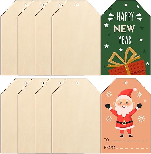 Miniatura 112 de Trébol de madera de gran tamaño de 7 pulgadas, adornos para el día de San Patricio para pintar, tréboles de madera en blanco en blanco, sin