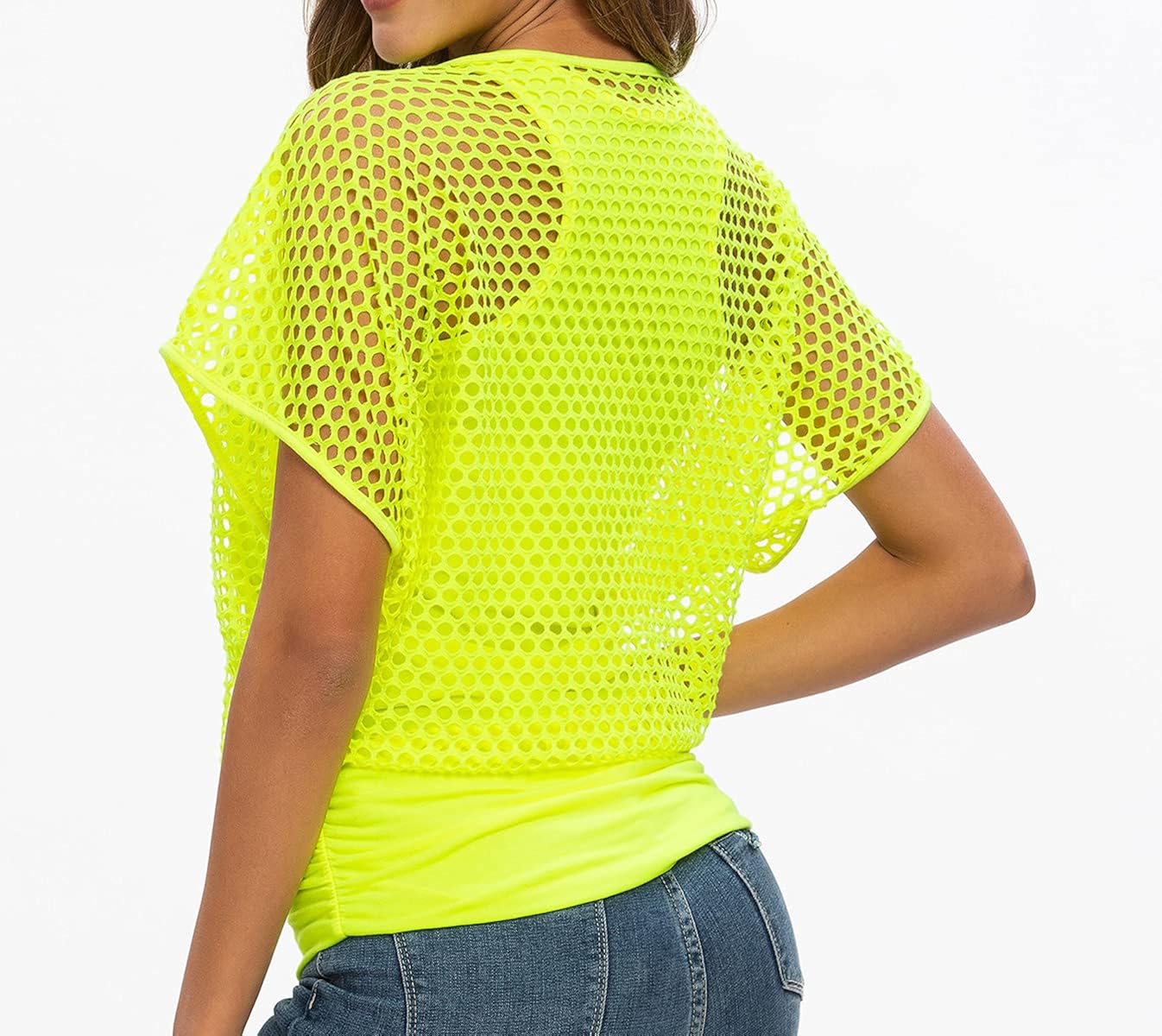 Women Casual Sexy 80s Costumes Fishnet 