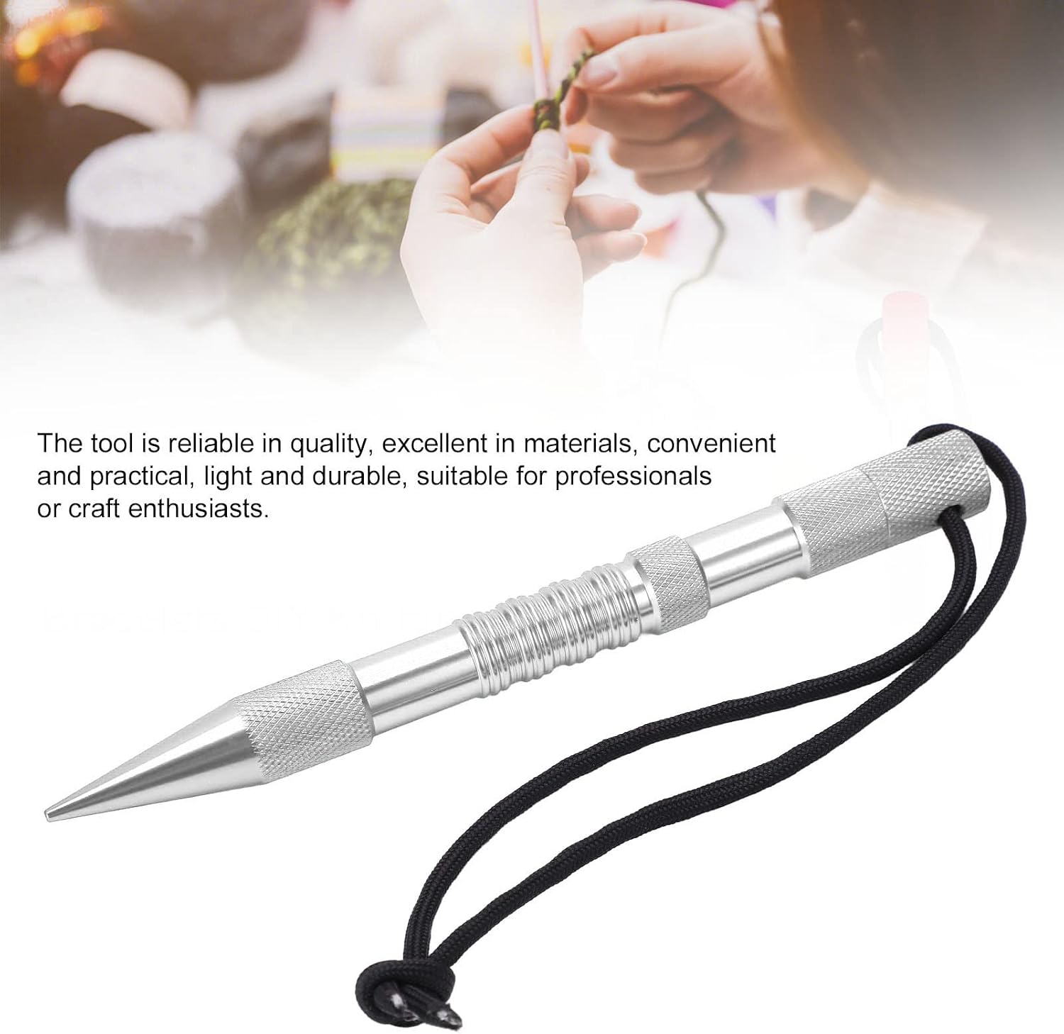 QANYEGN FID Paracord Needle, Aluminum Alloy Marlin Spike for Leather Work | Paracord Accessories, For Leather Work