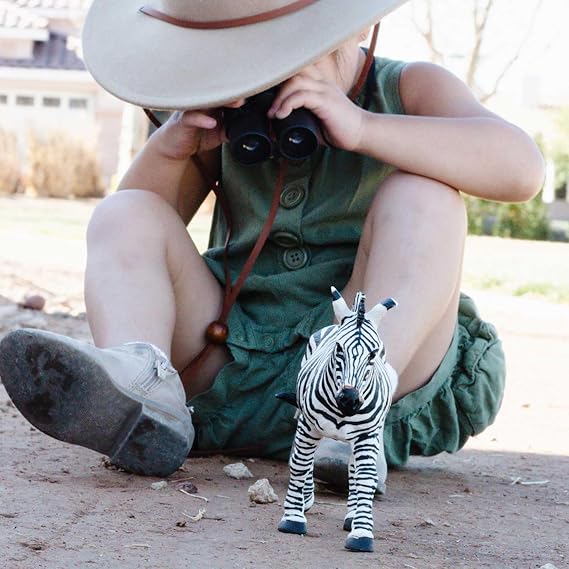 Safari Ltd. Zebra Figurine - Detailed 5.85 Plastic Model Figure - Fun Educational Toy for Boys, Girls & Kids Ages 1+