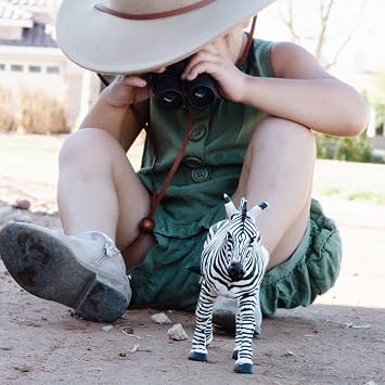 Safari Ltd. Zebra Figurine - Detailed 5.85 Plastic Model Figure - Fun Educational Toy for Boys, Girls & Kids Ages 1+