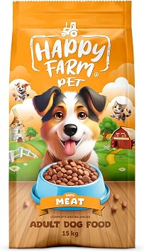 HAPPY FARM Etli K pek Mamas  15Kg