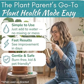Root Rot Repair for Houseplants Root Supplement & Recovery Drops for Overwatering or Shock | Heals Roots, Prevents Yellowing, Brown Spots & Dropping Leaves (8 oz)