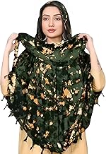 Cotton Long Scarf Cum Mask Scarves Usable for Vehicle Driver | White Printed Design | Universal Size | For Girl & Women | Soft & Breathable Sun Protection