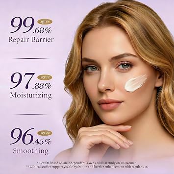 Skin Renewing Night Cream Face Moisturizer with Niacinamide, Peptide Complex, Hyaluronic Acid & Ceramides | Visibly Reduces Fine Lines & Enhances Skin Elasticity | For All Skin Types, 1.76 fl.oz