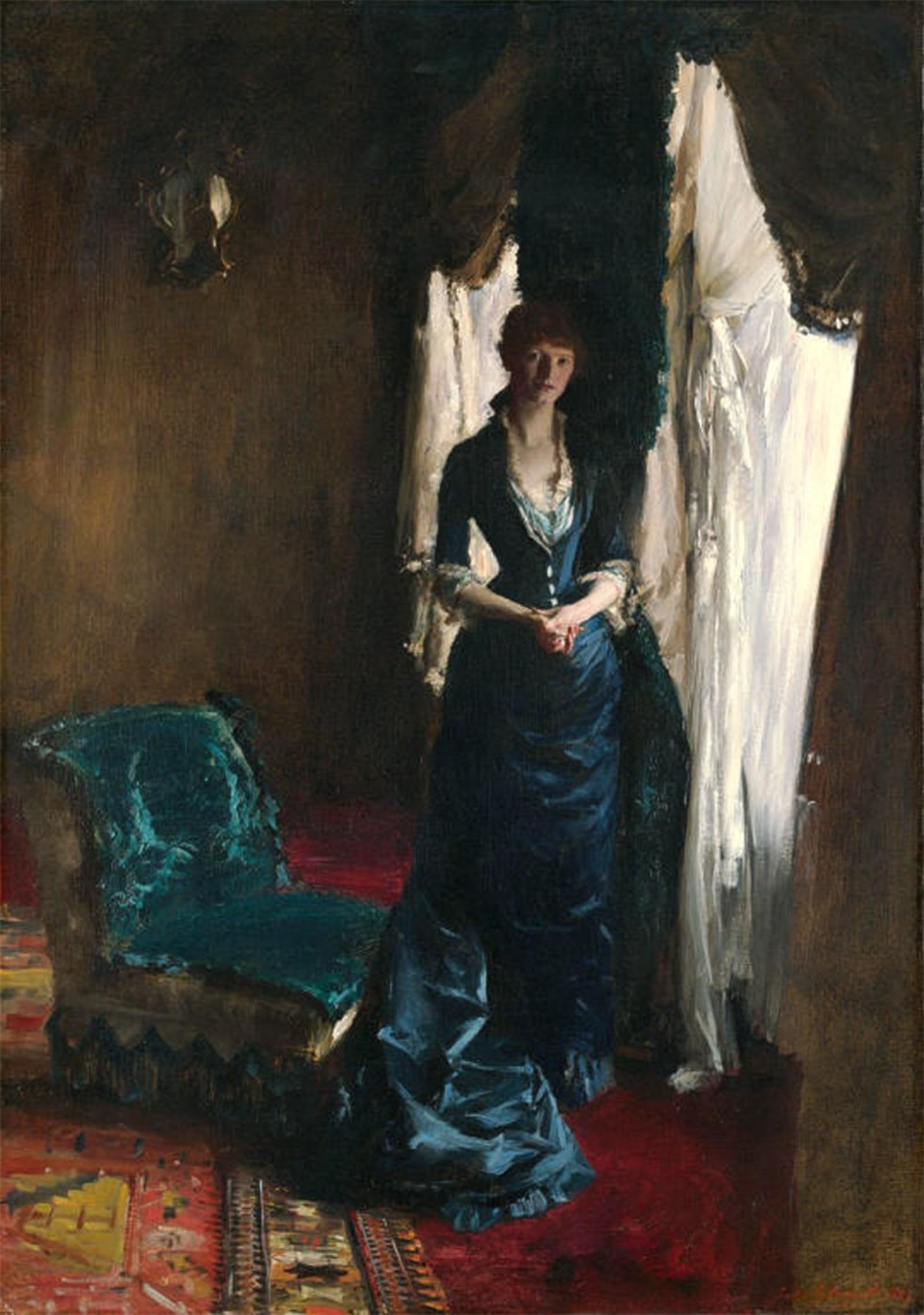 Lienzo de pintura clásica para decorar paredes vacías, obra de Sargent 60x90cm 5