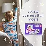Fleecy Fabric Softener Dryer Sheets - For Irresistibly Soft & Static-Free Clothes | Paraben & Phosphate Free | Softener for Laundry | Relax, 80 Sheets
