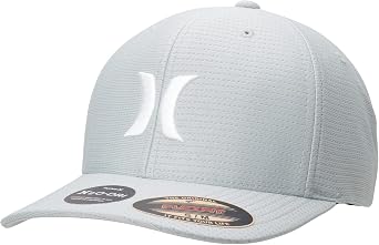 Hurley Mens Baseball Cap Lightweight Curved Bill H2O Dri Fitted Caps for Men