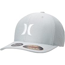 Hurley Mens Baseball Cap Lightweight Curved Bill H2O Dri Fitted Caps for Men