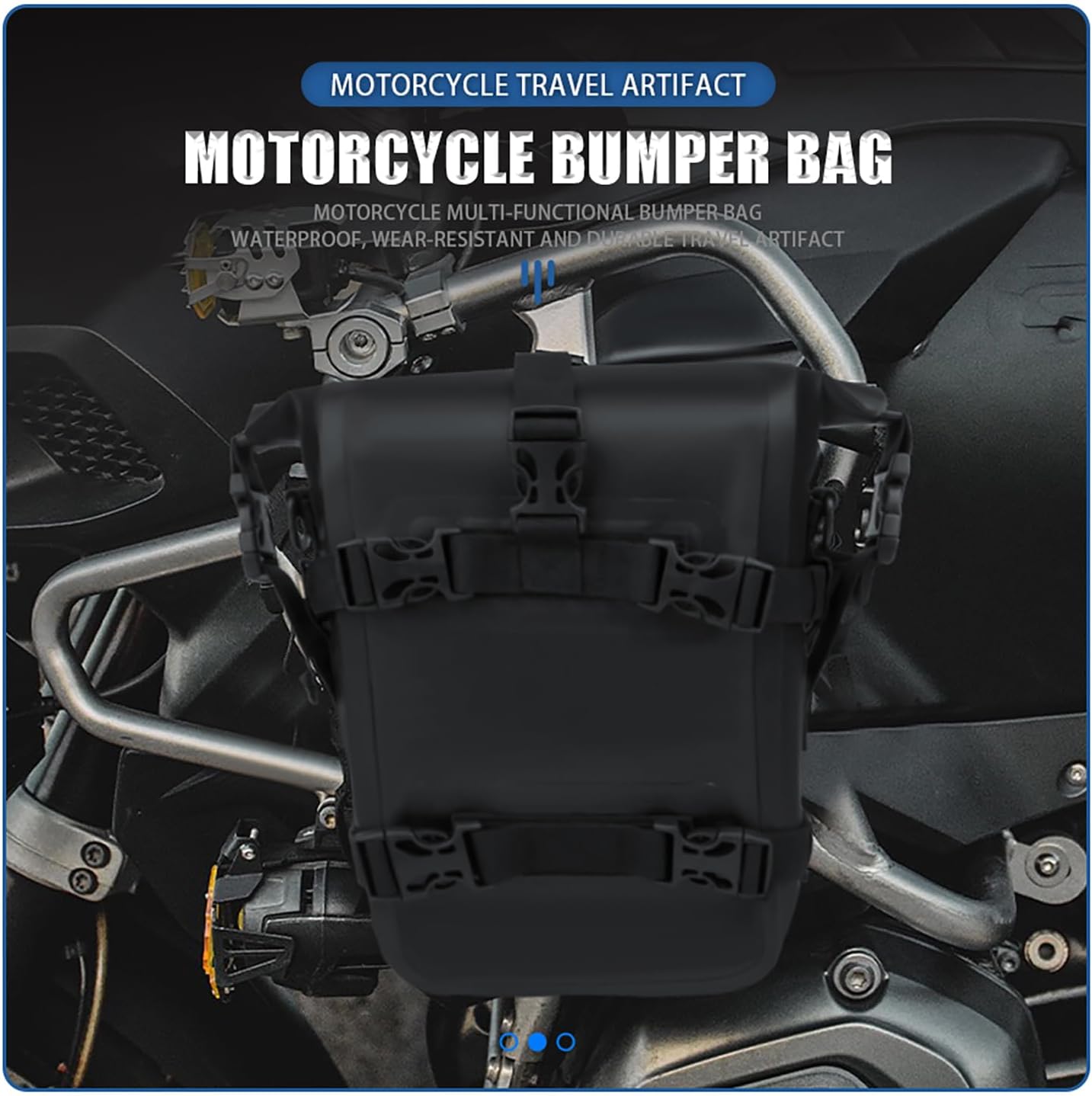 8L Waterproof Motorcycle Frame Crash Bar Bag For BMW R1200GS R1250GS Adventure Saddle Bags Motor Rack Tail Bags Pannier Repair Tool Placement Pack (1 Pair)