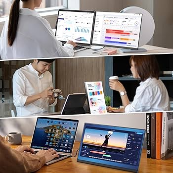 P5 デュアルモニター 15.6インチ モバイル pc モニター IPS Amazon.co.jp: Alichome P5 デュアルモニター 15.6インチ モバイル pc