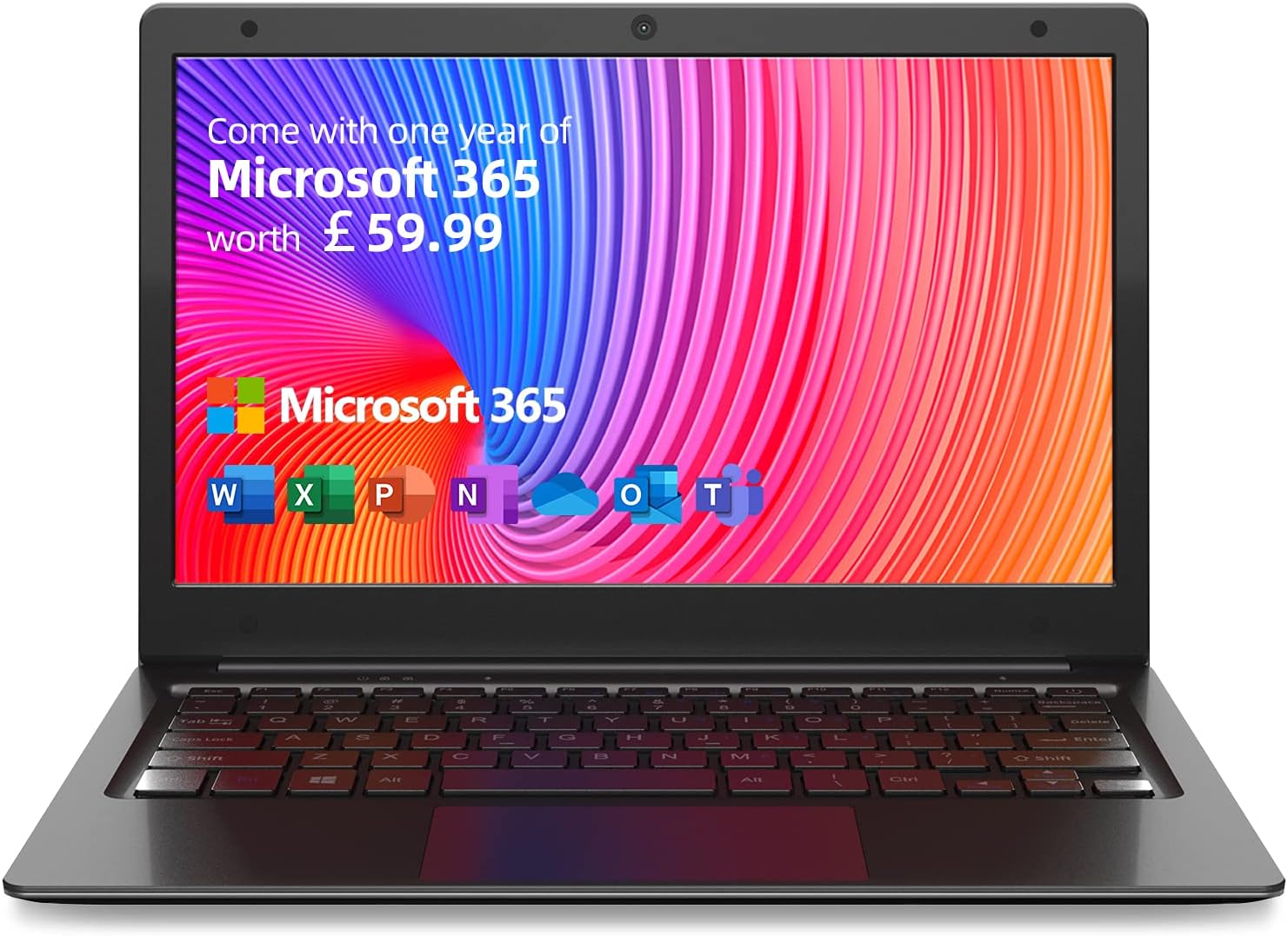 Jumper Tech Laptop Microsoft 365 11.6 Inch HD Display(Intel Pentium