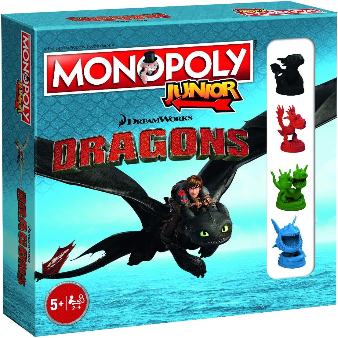 Dragons Monopoly Junior How to Train Monopoly Board Game