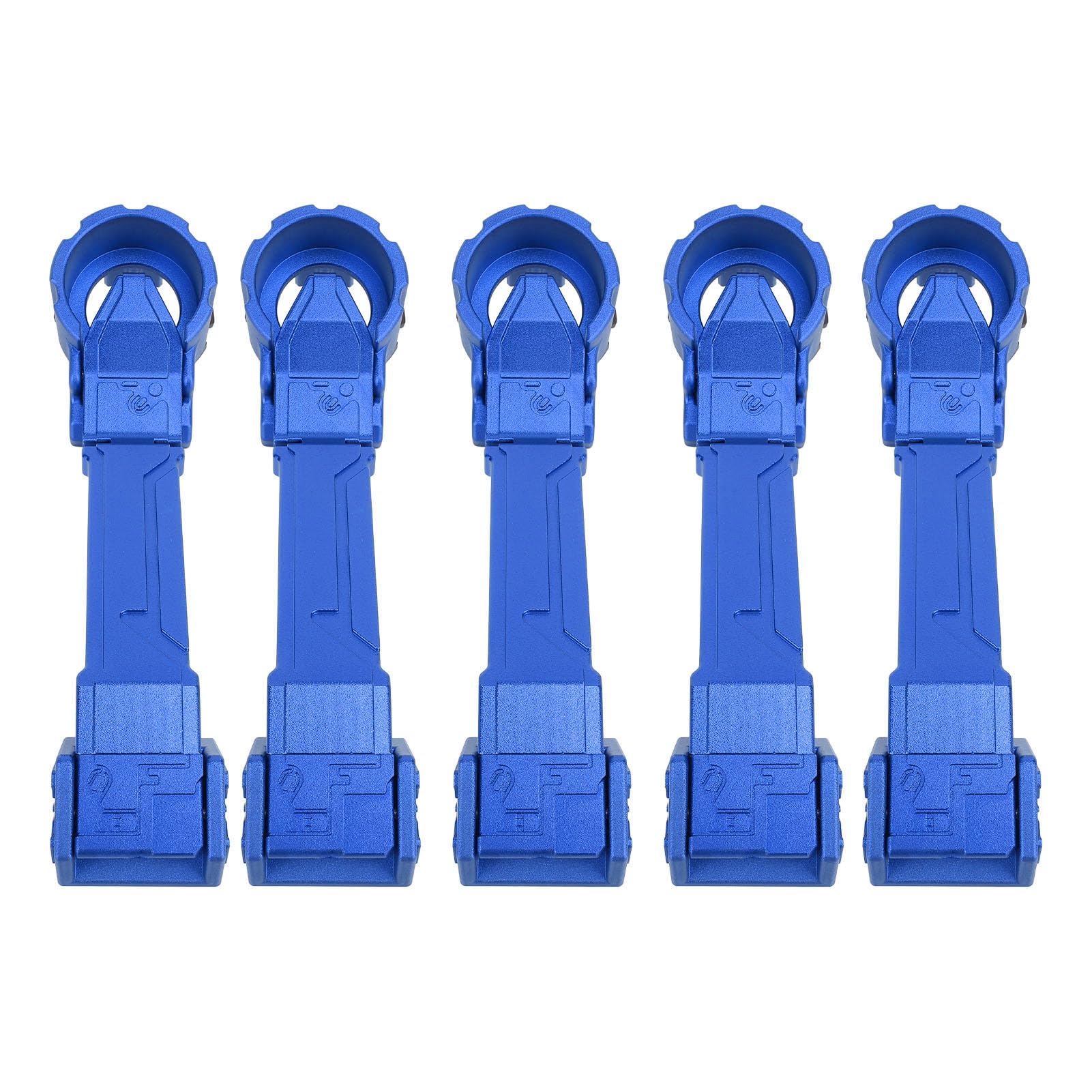 Poignées de porte extérieures en aluminium pour JK 2007-2017 mécanique bleu sans perçage 5 pièces
