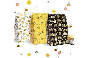 Whaline 36Pcs Bee Party Favor Bags Honey Bee