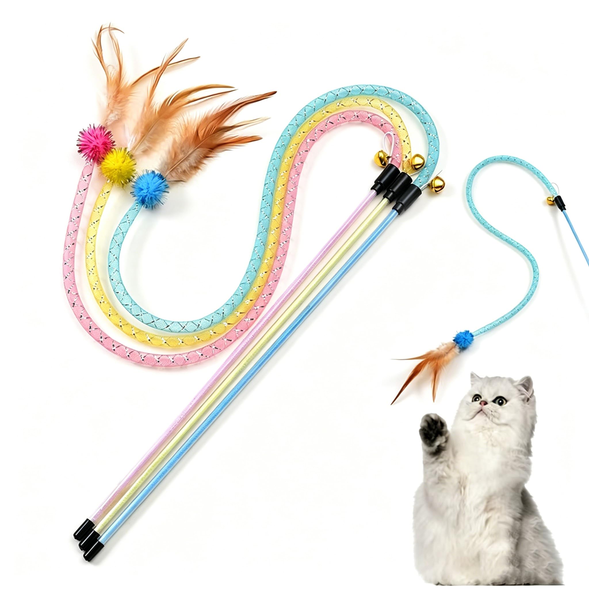 Jouets interactifs pour chaton et chat afin de stimuler l'exercice physique