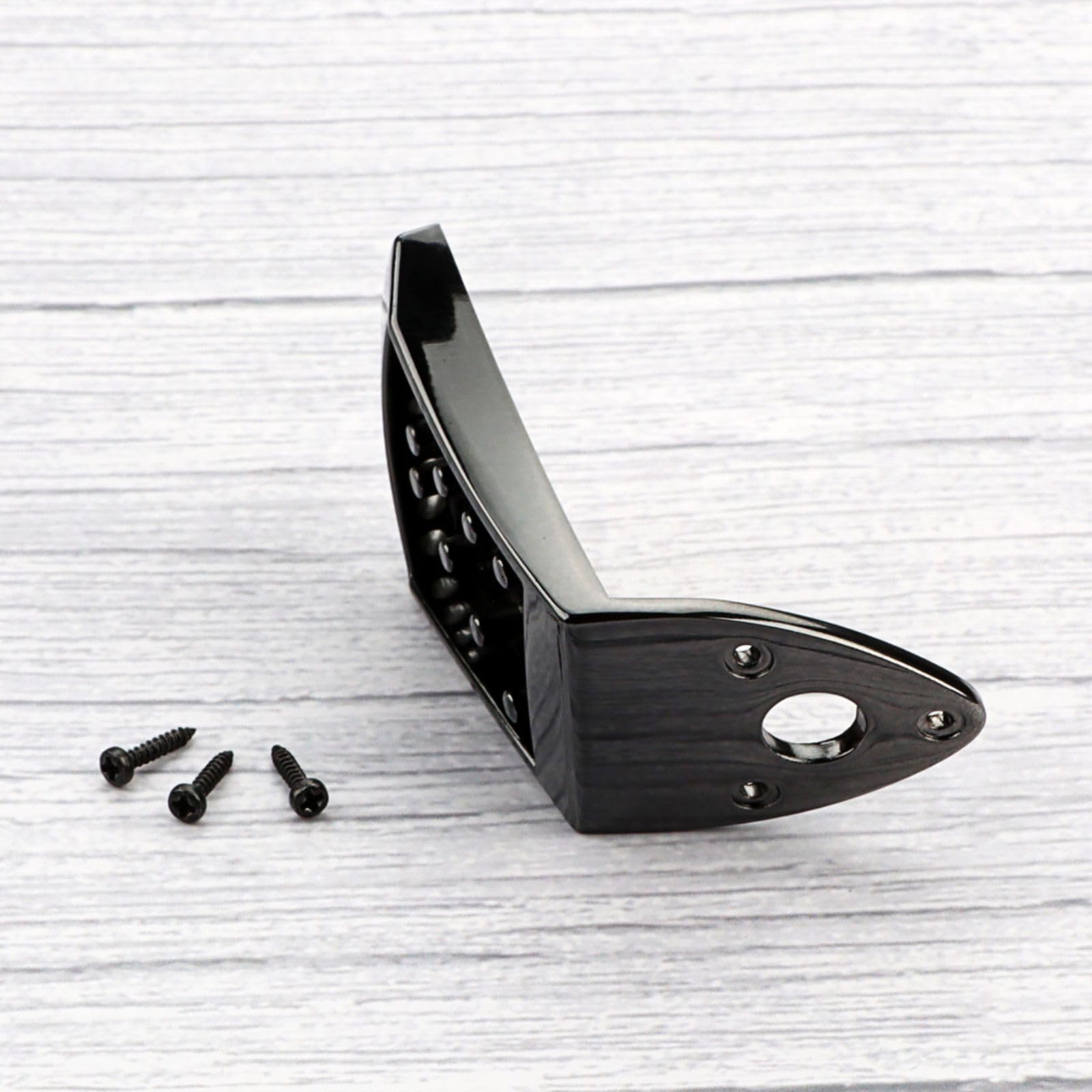 8 Saiten Mandoline Saitenhalter Metall Dreieckig Mandoline Saitenhalter mit Montagezubehör Musikinstrument-Zubehör