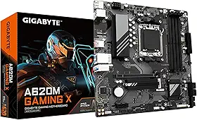 GIGABYTE Placa-mãe A620M Gaming X AMD A620 Micro ATX com DDR5, PCIe 4.0, USB 3.2 Gen1x2 Type-C, garantia de 5 anos