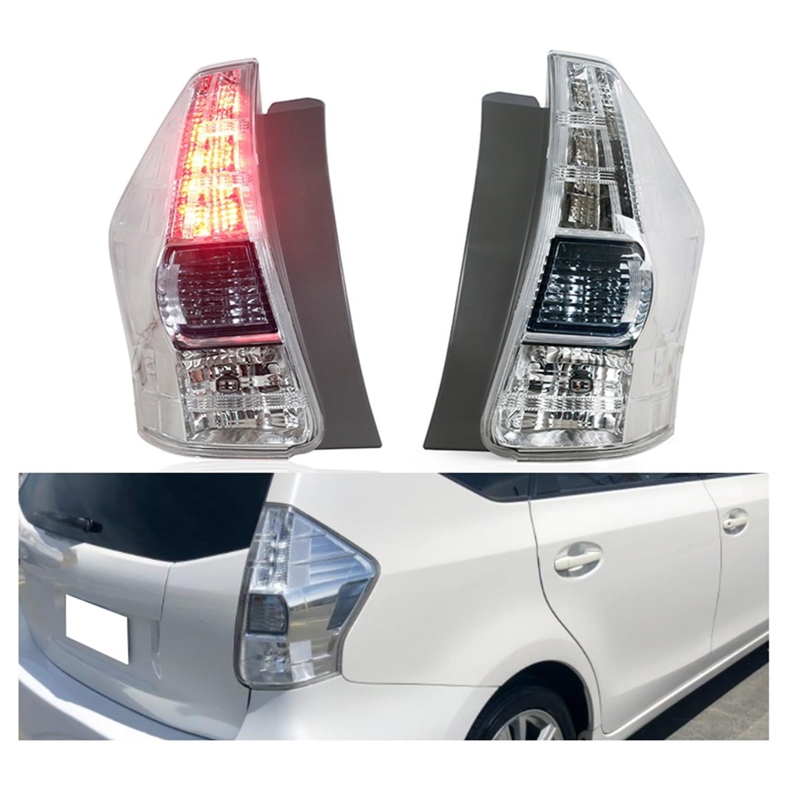 プリウスアルファ　2012 テールランプ Amazon | 1 個の車のテールライトトヨタプリウス/アルファ 2012 2013